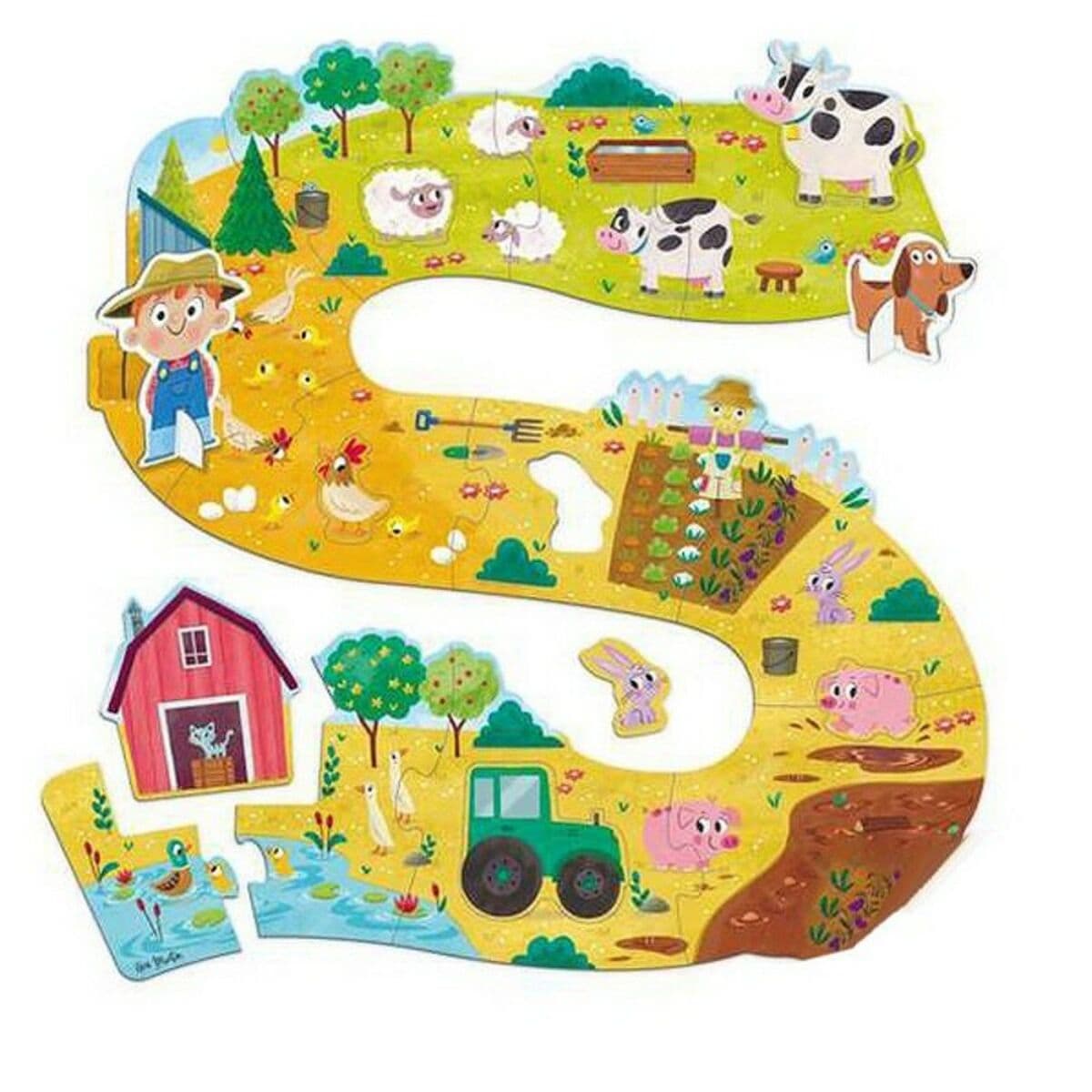 Puzzle Baby Gospodarstwo XXL Goula 53176 (17 pcs) - Image 2