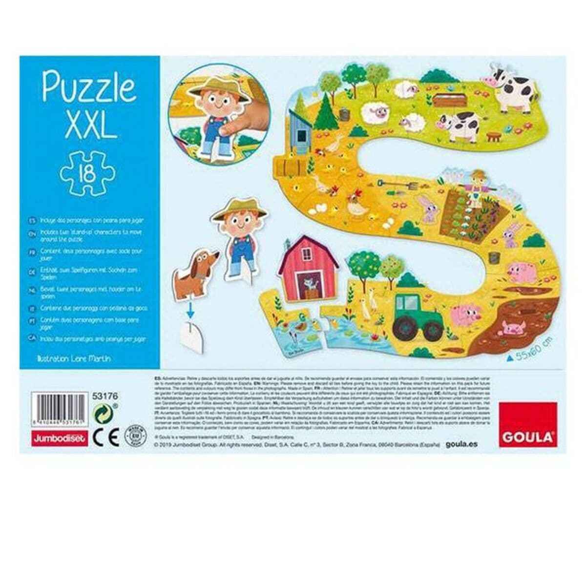 Puzzle Baby Gospodarstwo XXL Goula 53176 (17 pcs) - Image 3