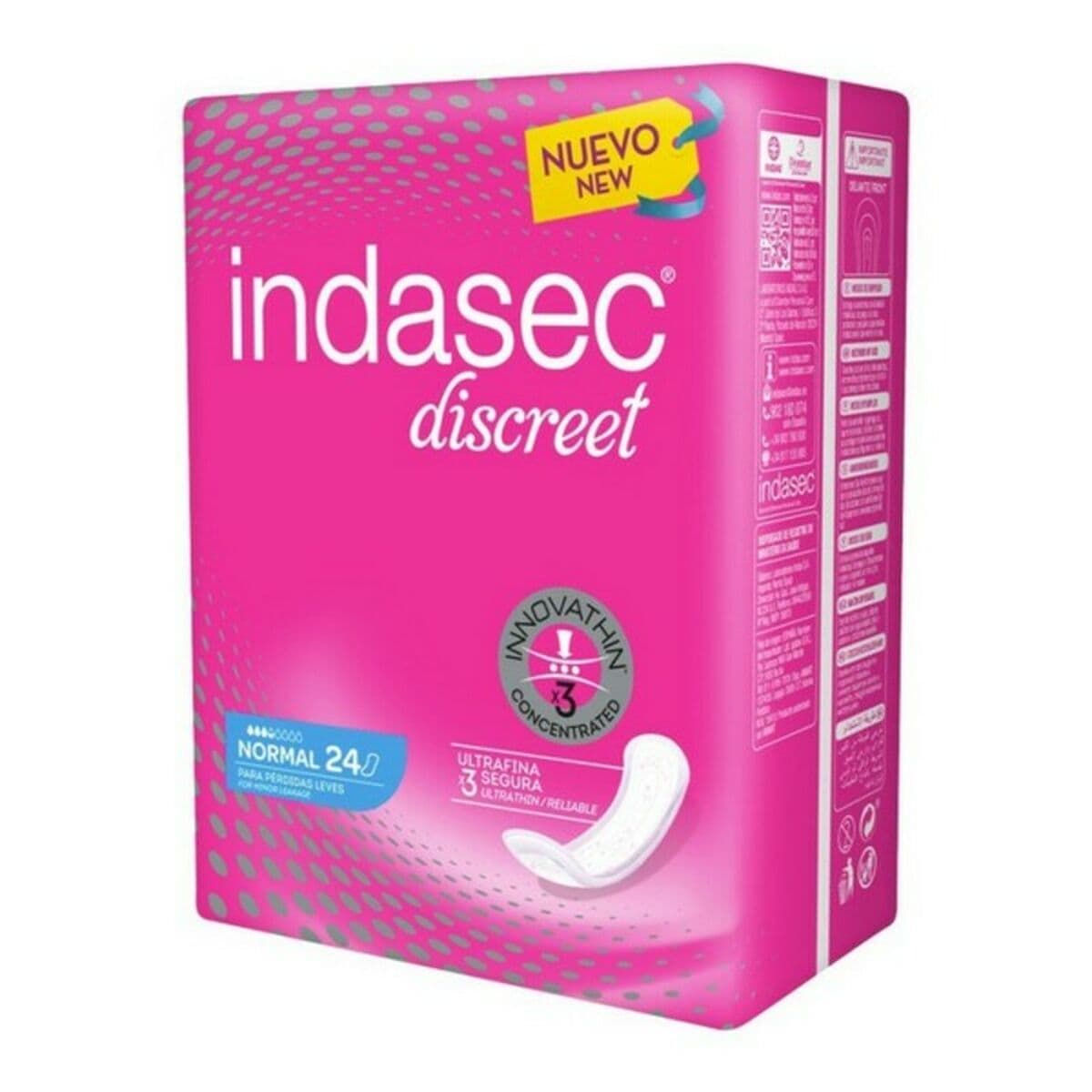 Compresas para Incontinencia Indasec DISCREET