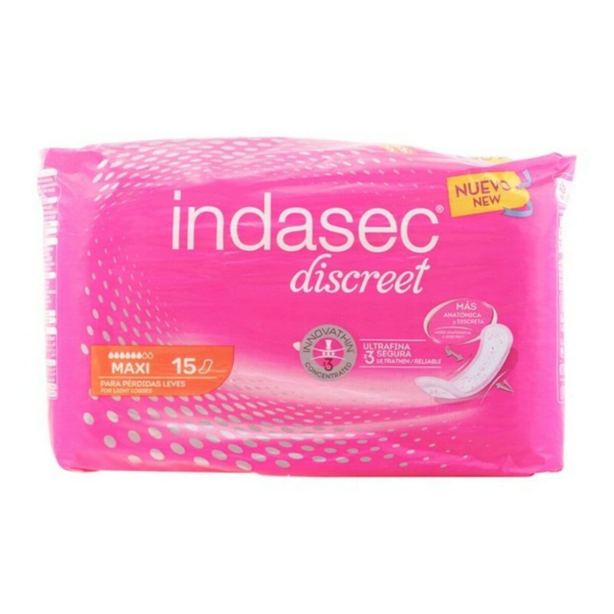 Compresas para Incontinencia Discreet Maxi Indasec (Parafarmacia) - Image 2