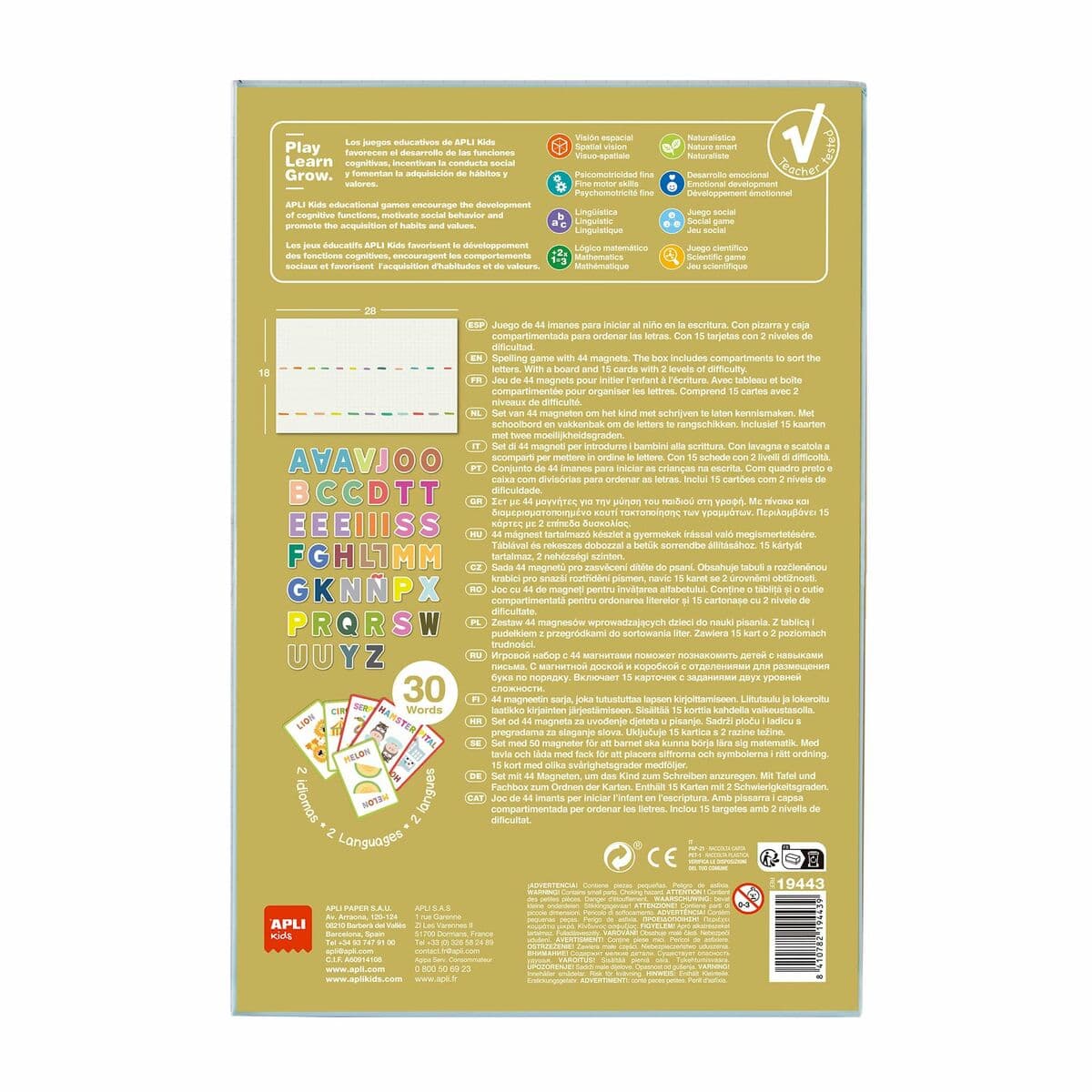 Magnetiskt spel Apli Multicolour - Image 2