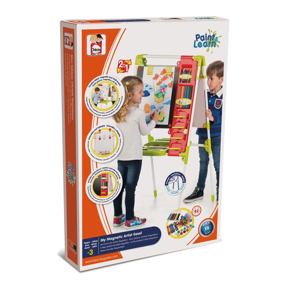 2 in 1 Board Chicos 63 x 60 x 120 cm Foldable - Image 5