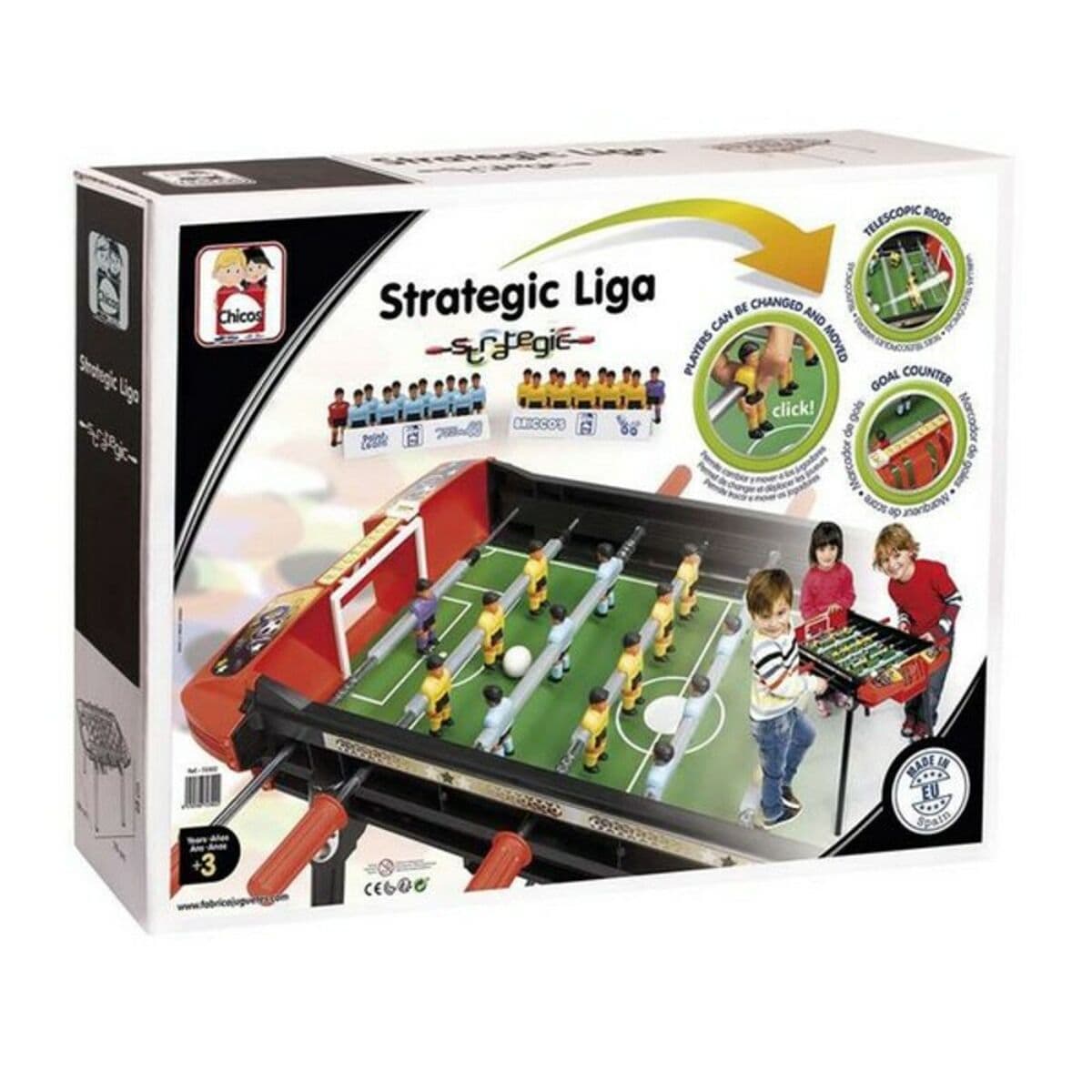 Futbolín Infantil Strategic Liga Chicos   79 x 66 x 68 cm (79 x 66 x 68 cm) - Image 3