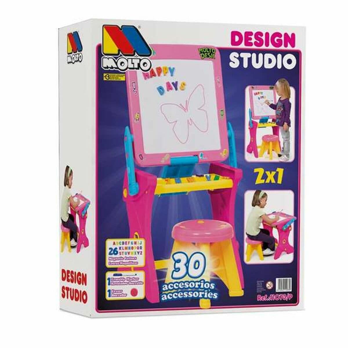 Stalas Moltó Magnetinis Rožinė - Image 3