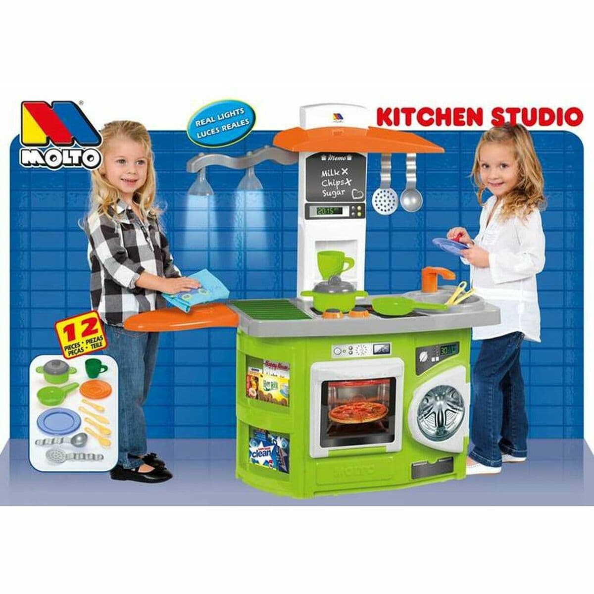 Toy kitchen Moltó K Kitchen Studio 80 x 28 x 82 cm 13153 - Image 2