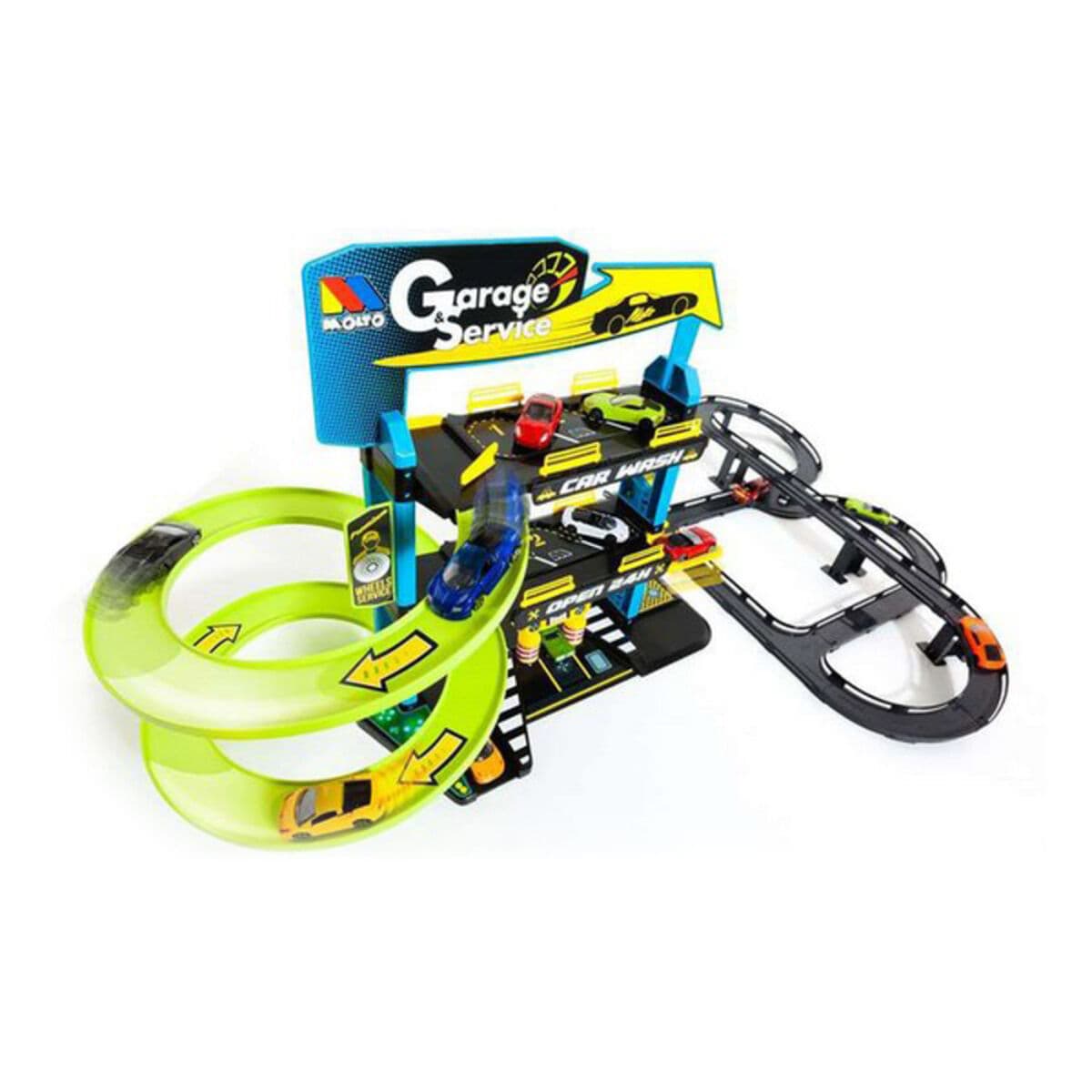 Parkeergarage met voertuigen Moltó 17403 59 x 55 x 33 cm - Image 2