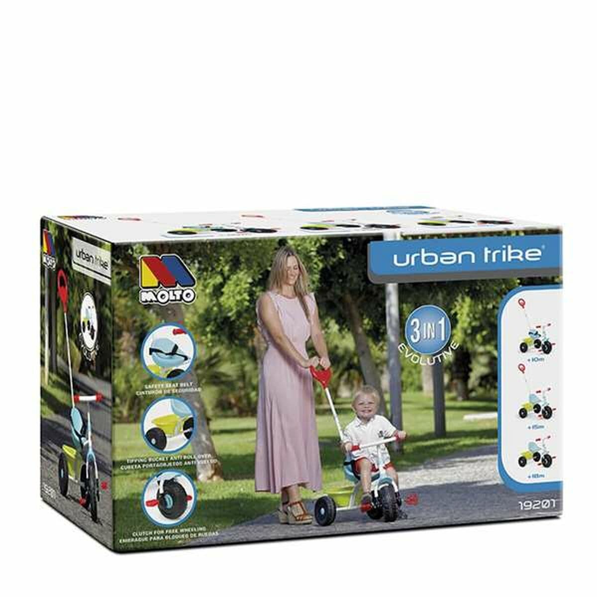 Trīsritenis Moltó Urban Trike 3-vienā - Image 3