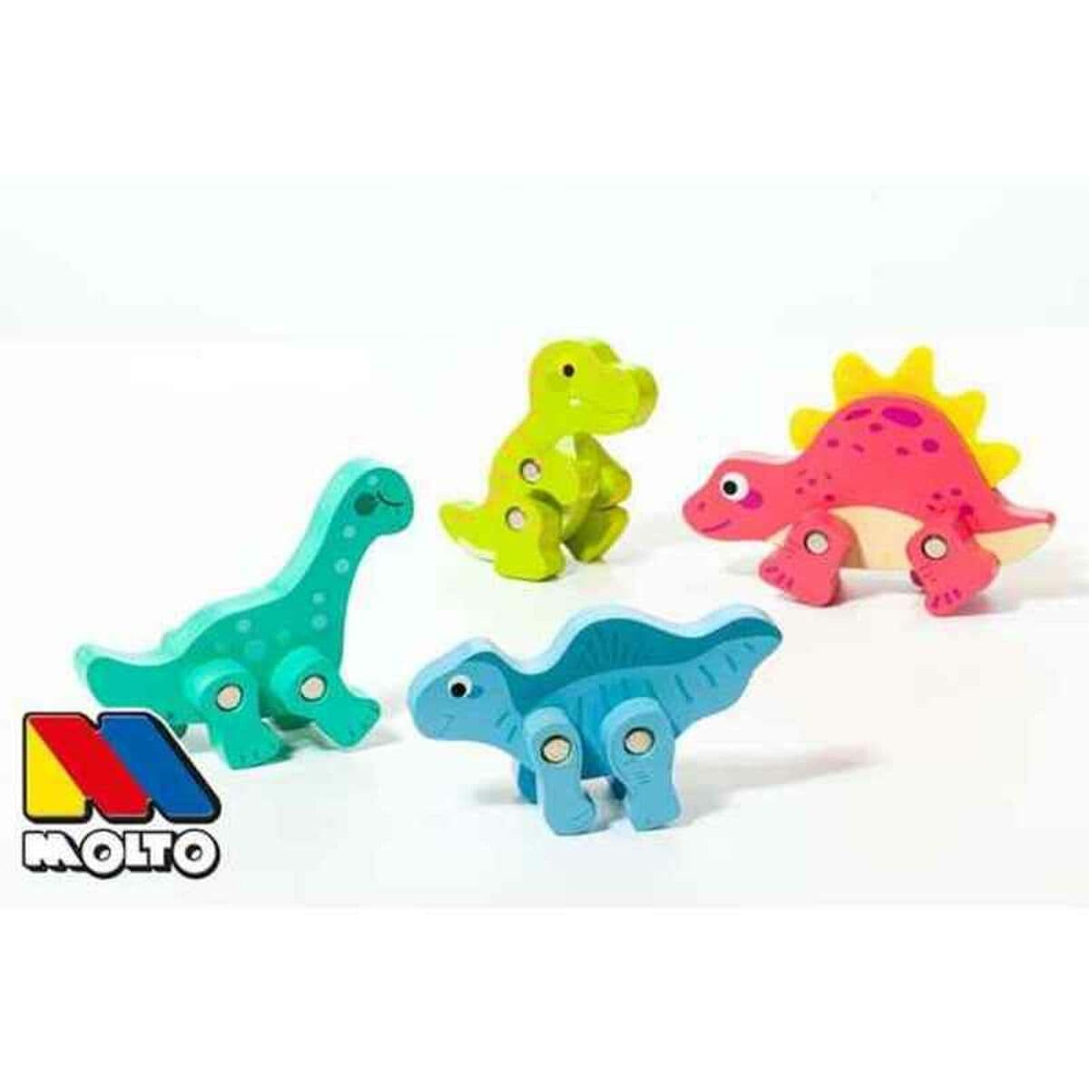 Set van Dinosaurussen Moltó 21295 4 Onderdelen - Image 2