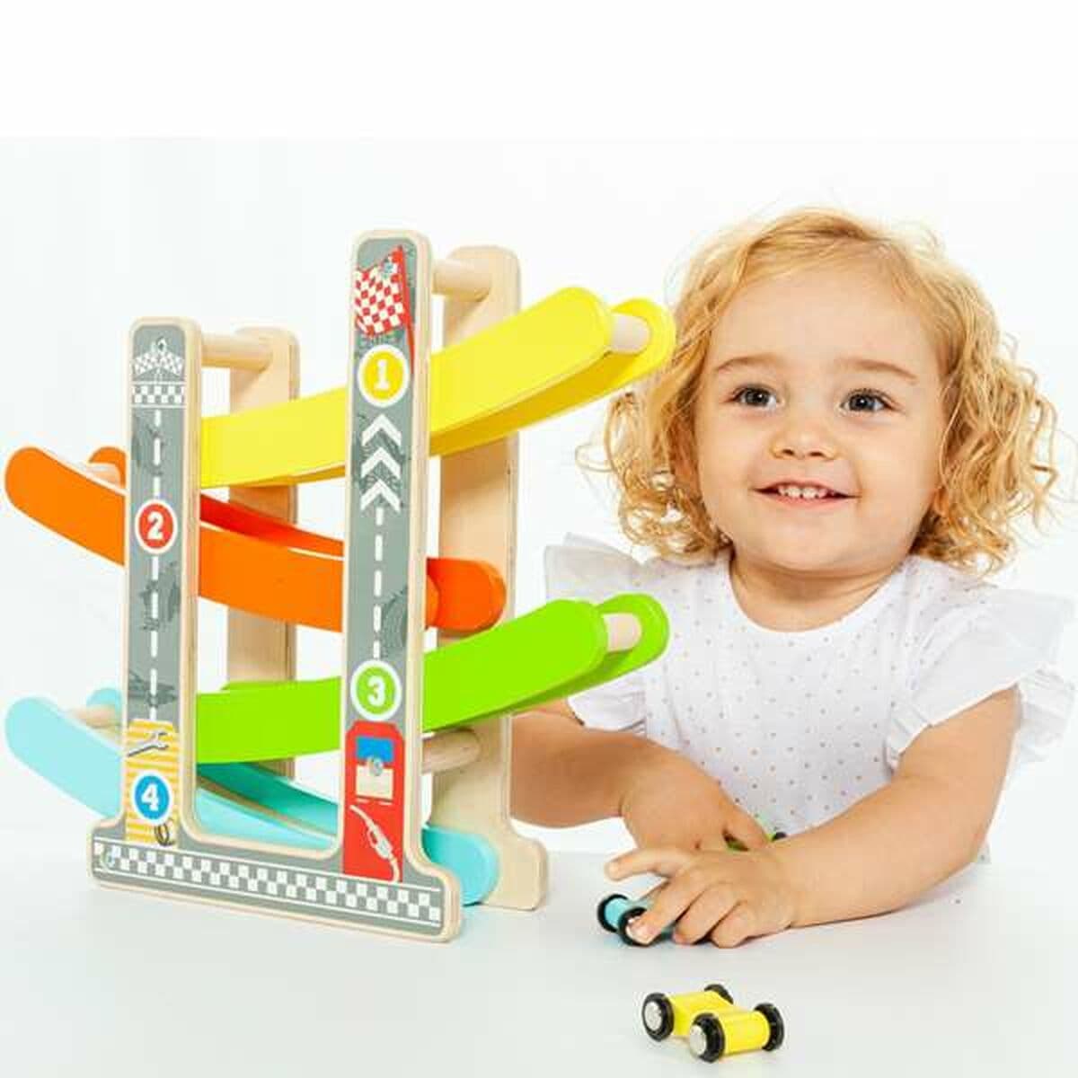 Pista in Legno con Rampe per Macchinine Moltó - Image 2