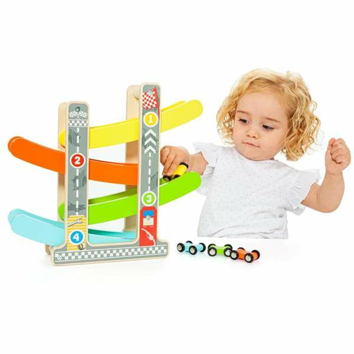 Pista in Legno con Rampe per Macchinine Moltó - Image 3