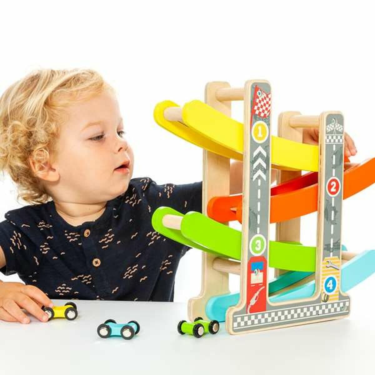 Pista in Legno con Rampe per Macchinine Moltó - Image 7