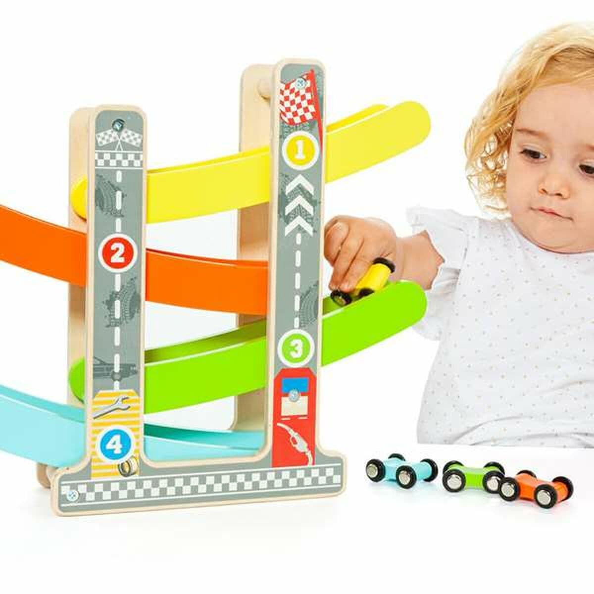 Pista in Legno con Rampe per Macchinine Moltó - Image 8