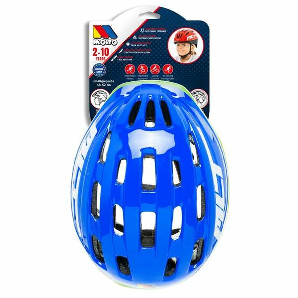 Kask rowerowy dla dzieci Moltó MLT Niebieski 48-53 cm - Image 9