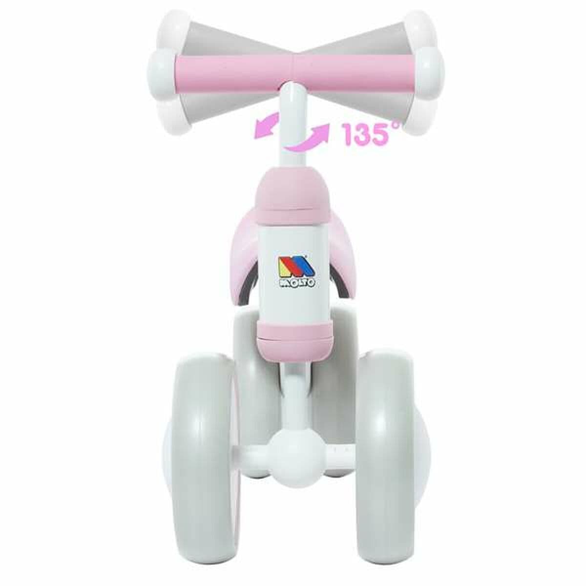Trehjulssykkel Moltó Rosa 38,5 x 25 x 5 cm Babyer - Image 3