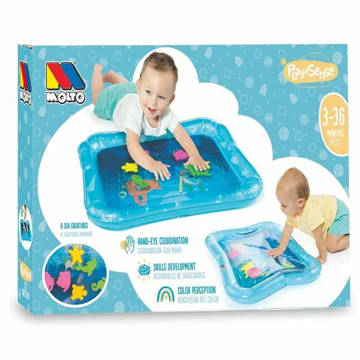 Alfombra de Juegos Inflable con Agua para Bebé Moltó Playsense 80 x 28 x 82 cm - Image 2