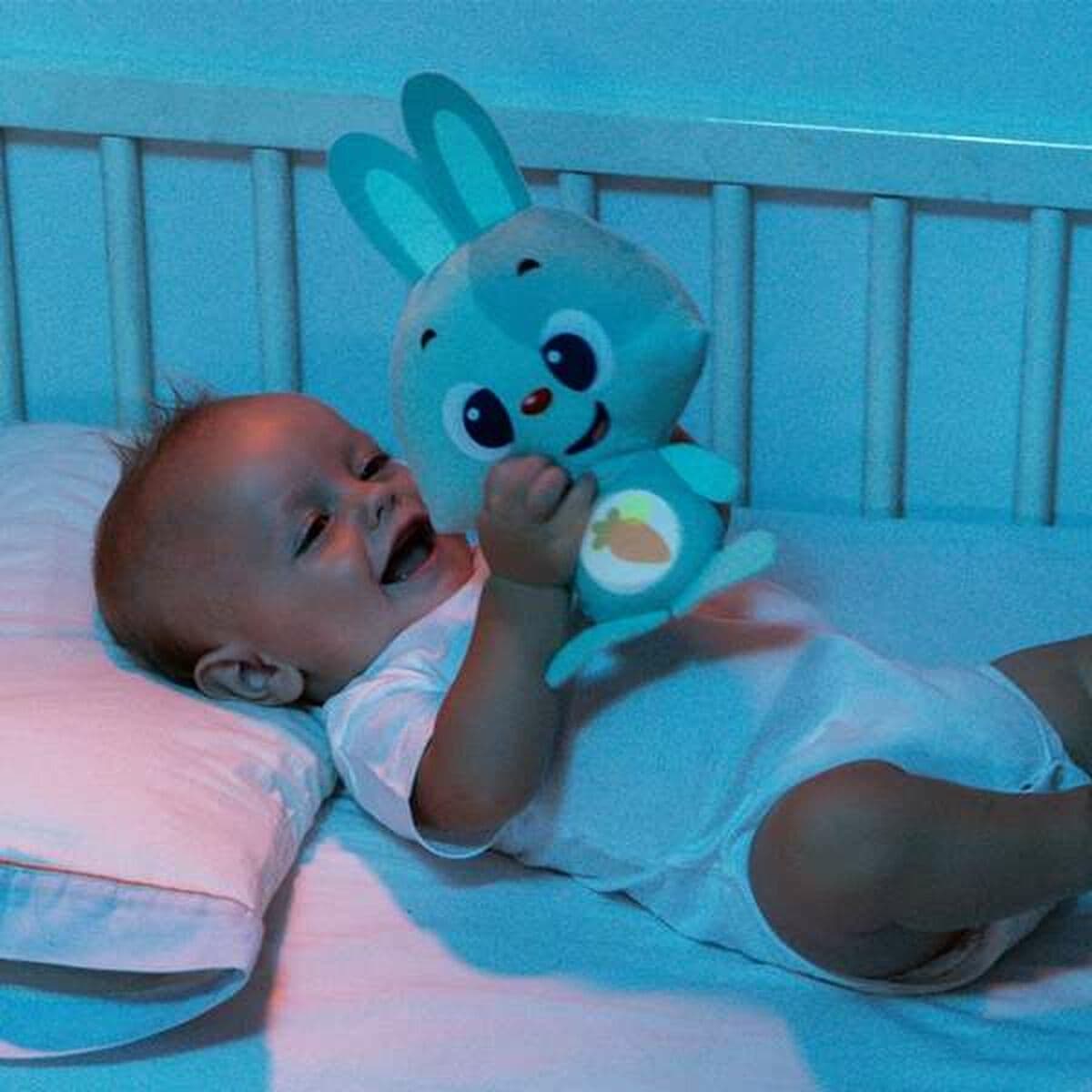 Pehme mänguasi häälega Moltó Gusy luz Baby Bunny Türkiissinine 7,5 cm - Image 3