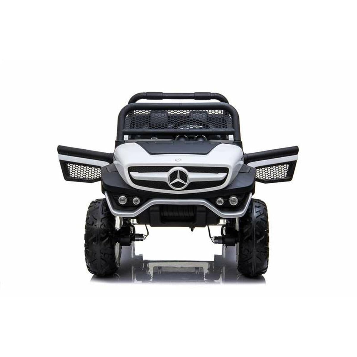 Elektrisk bil för barn Mercedes Benz Unimog Vit 12 V - Image 6