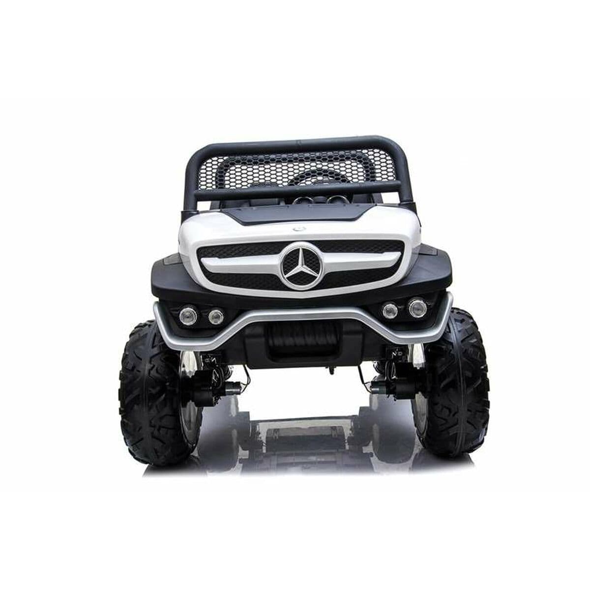 Elektrisk bil för barn Mercedes Benz Unimog Vit 12 V - Image 8