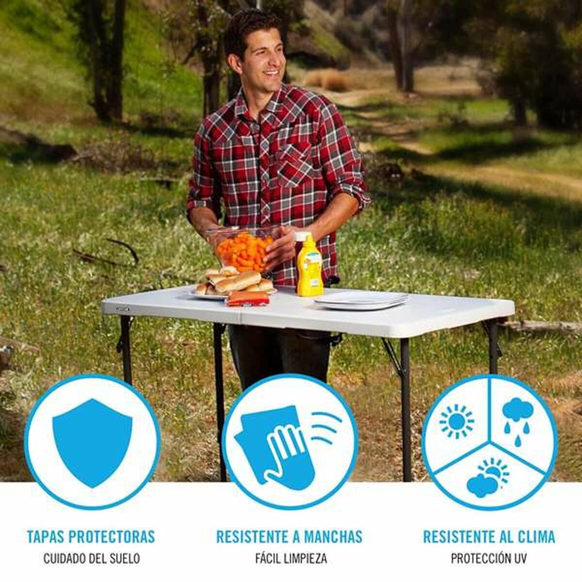 Moniasentoinen taitettava sivupöytä Colorbaby 122 x 61 x 56 cm - Image 5