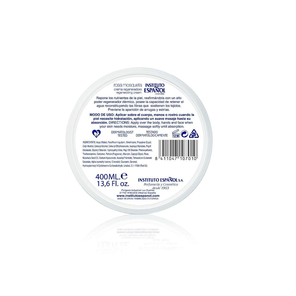 Regenerierende Antifalten-Creme Instituto Español ROSA MOSQUETA INSTITUTO ESPAÑOL 400 ml Hagebutte - Image 2