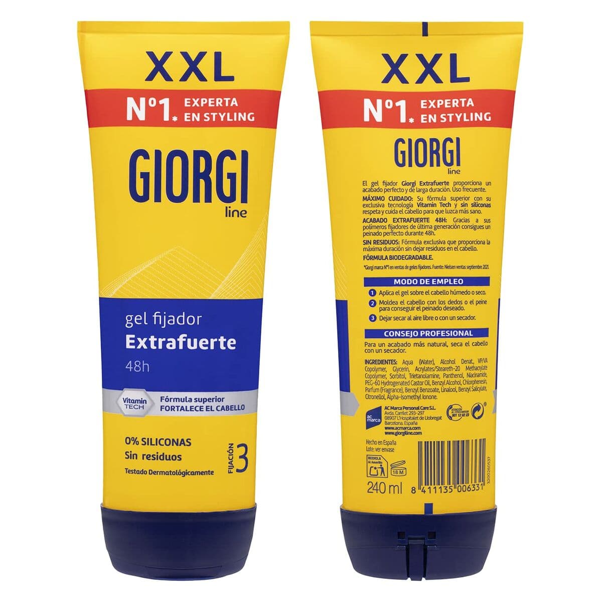 Modelējošs Gels Giorgi Nº3 240 ml - Image 4