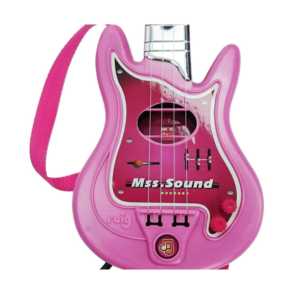 Guitare pour Enfant Reig Microphone Rose - Image 2