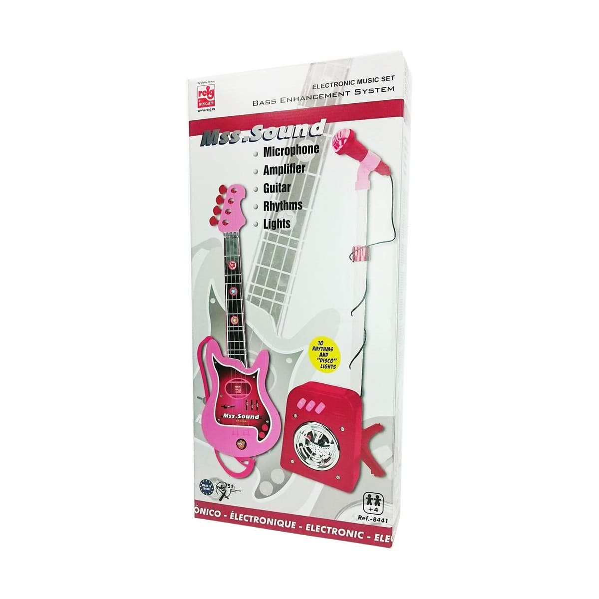 Guitare pour Enfant Reig Microphone Rose - Image 9