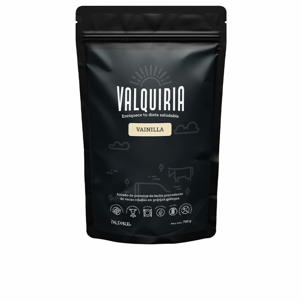 Complemento Alimenticio Paleobull Valquiria Vainilla Proteína de leche