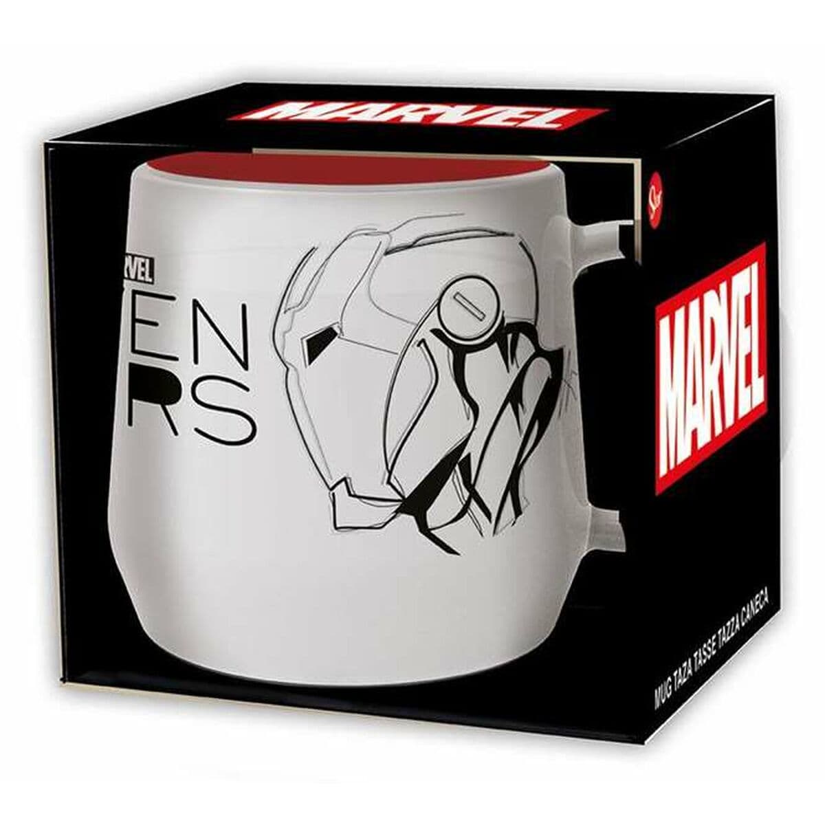 Puodelis su dėžute Marvel 360 ml Keramikinis