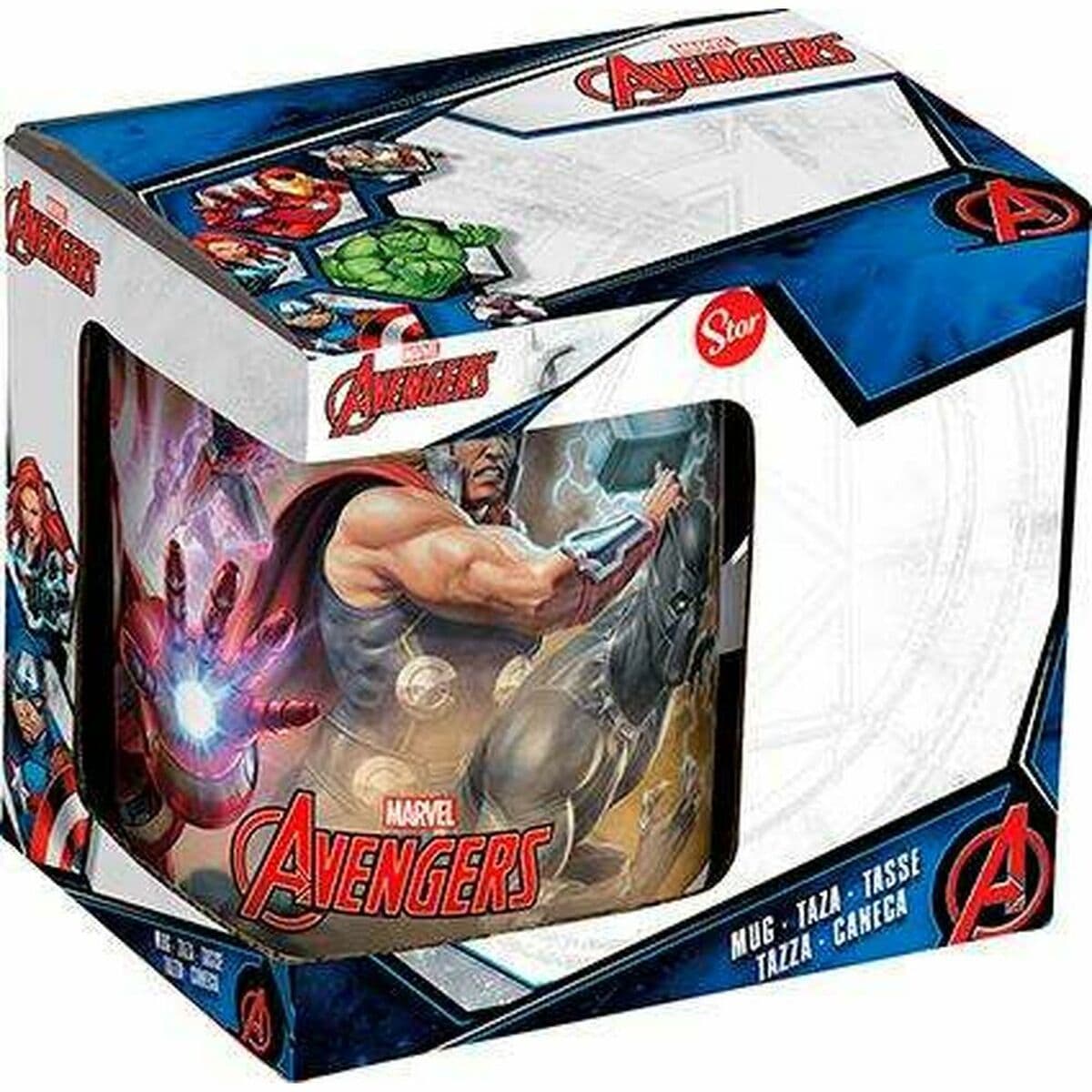 Henkelbecher The Avengers Infinity Weiß aus Keramik Rot (350 ml) - Image 2