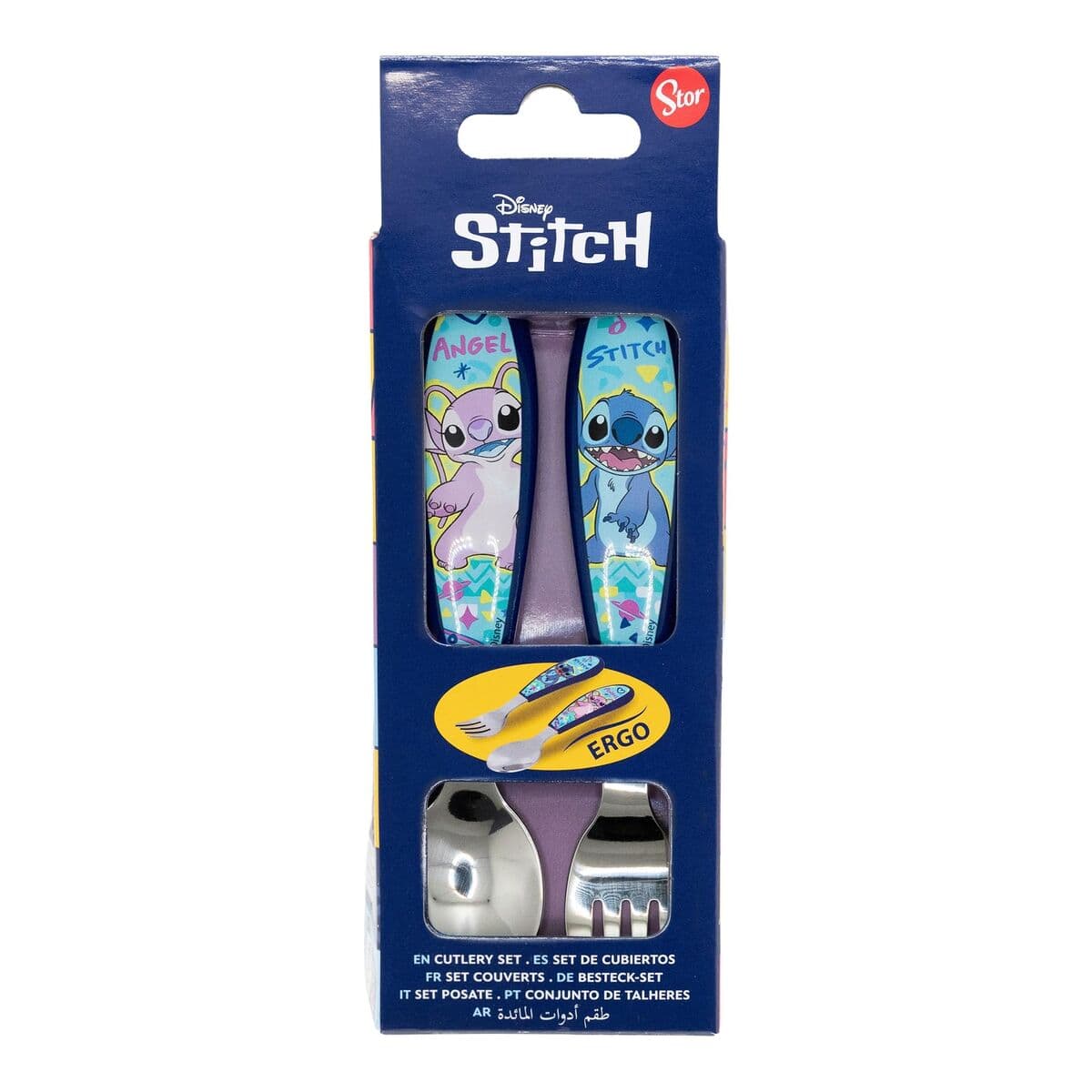 Cutlery set ThermoBaby LILO & STITCH Blue Turquoise Metal Stainless steel 2 Pieces - Image 3