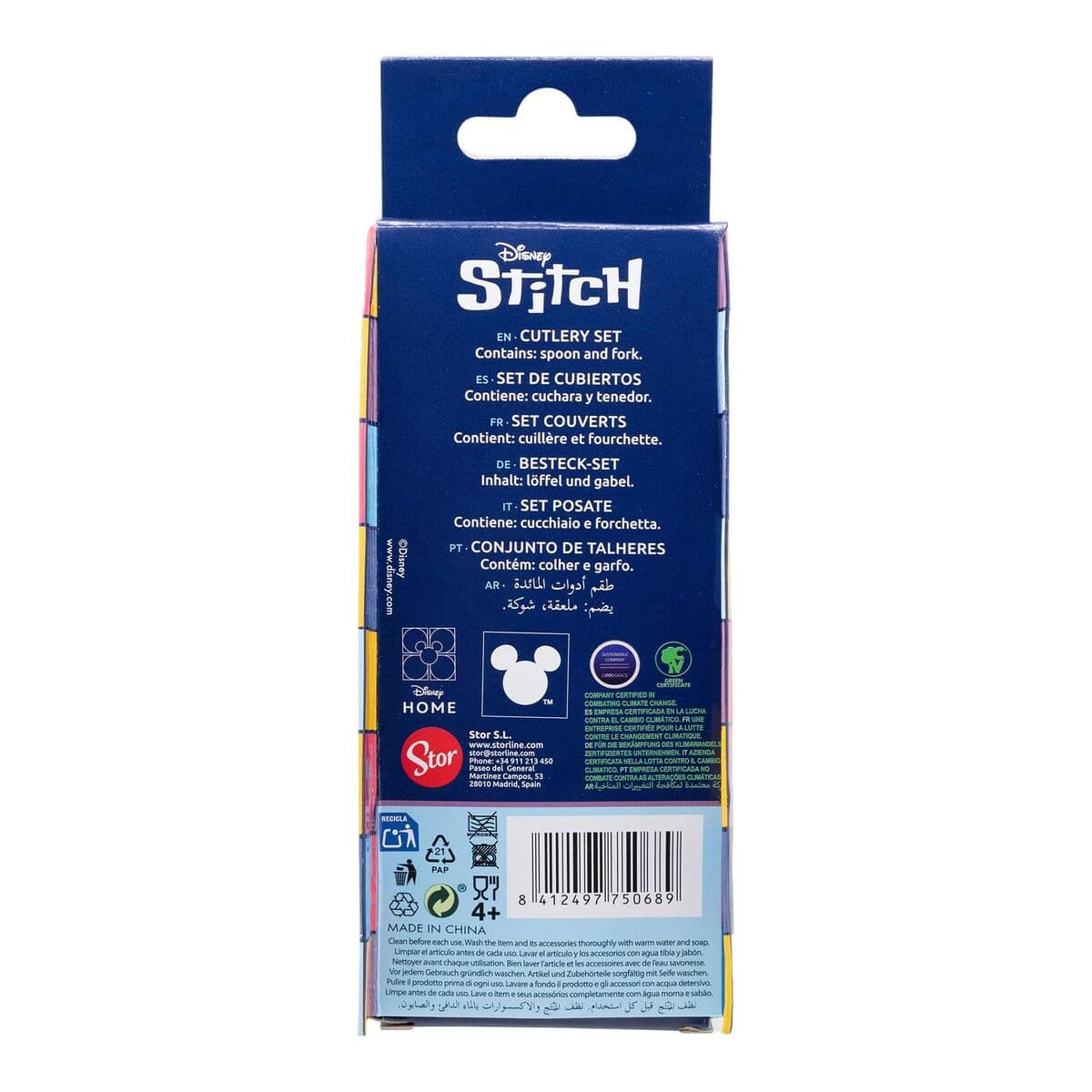 Cutlery set ThermoBaby LILO & STITCH Blue Turquoise Metal Stainless steel 2 Pieces - Image 4