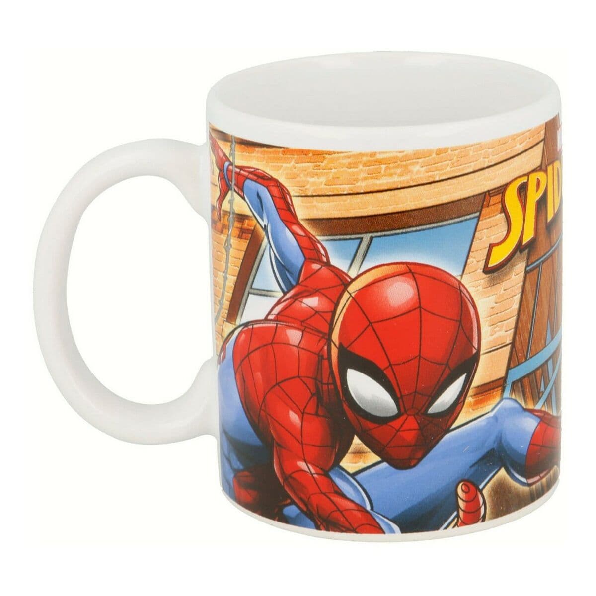 Mugg Spider-Man Great power Blå Röd Keramik 350 ml - Image 2