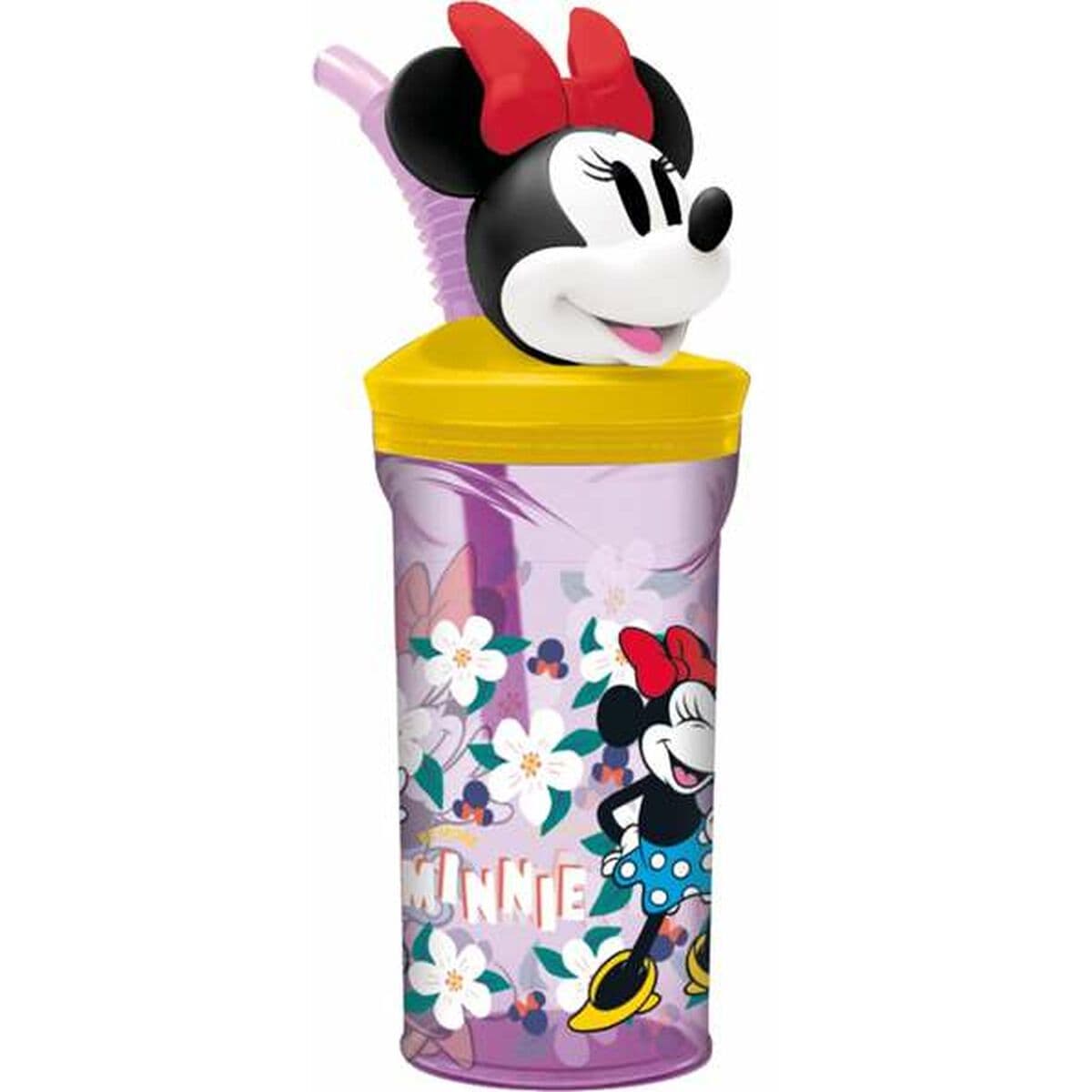Vaso con Pajita Minnie Mouse Sunshine 360 ml