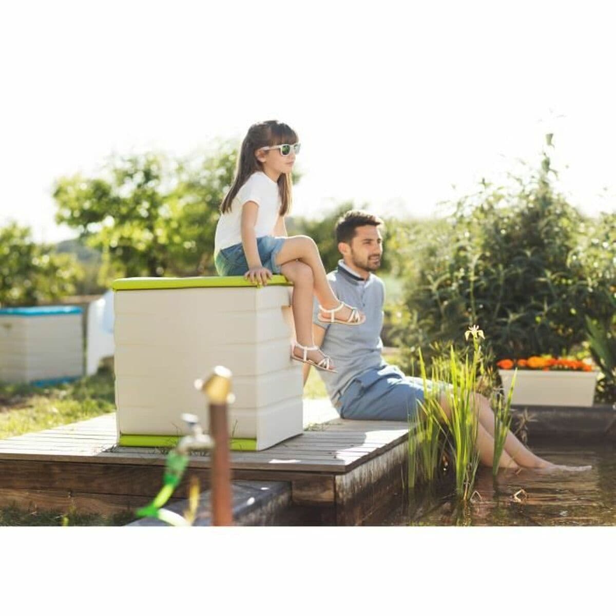 Skrynia Plastiken Žalia Plastmasinis 60 x 61 x 53 cm - Image 3