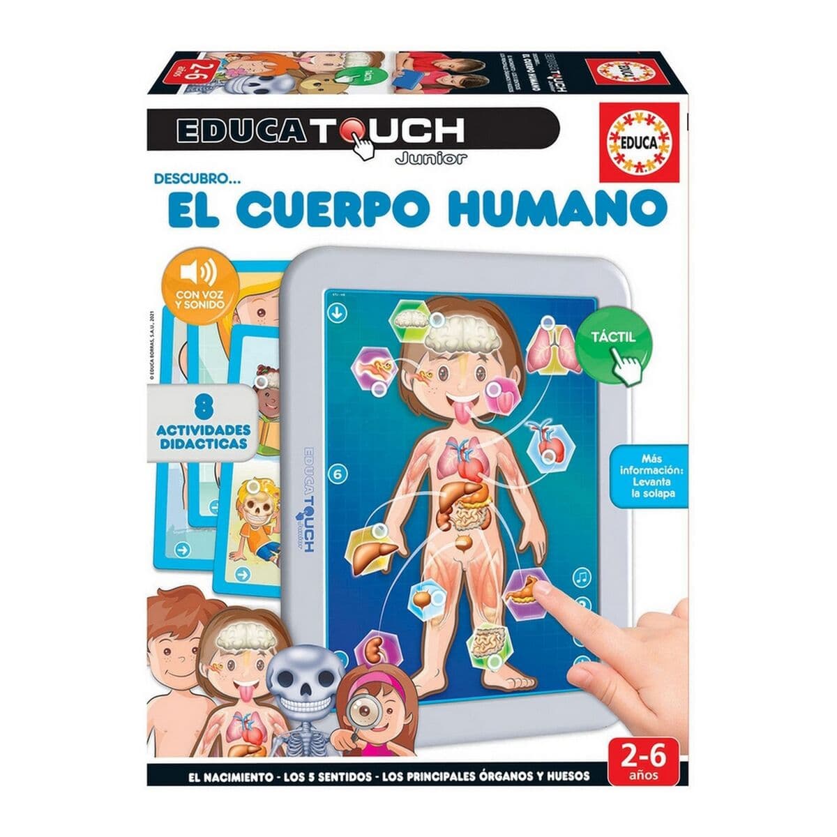 Interaktiv läsplatta för småbarn Educa Educa Touch Junior: El Cuerpo Humano