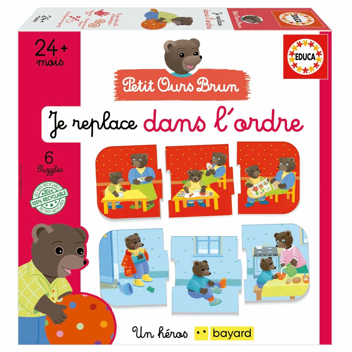 Juego Educativo Educa Je replace dans l´ordre (FR)