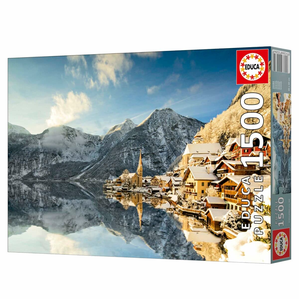 Pussel Educa Winter in Hallstatt, Austria 1500 Delar - Image 8