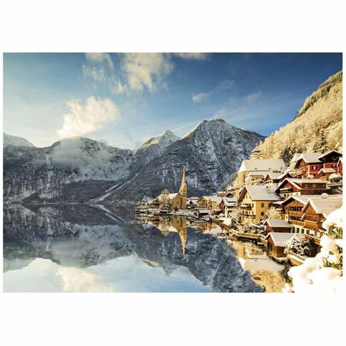 Puzzle Educa Winter in Hallstatt, Austria - Image 3