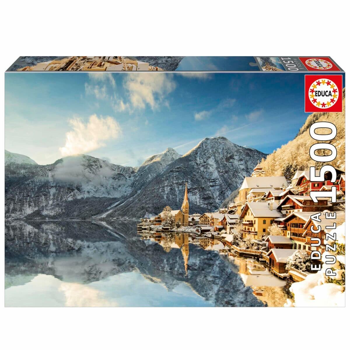 Pussel Educa Winter in Hallstatt, Austria 1500 Delar - Image 9