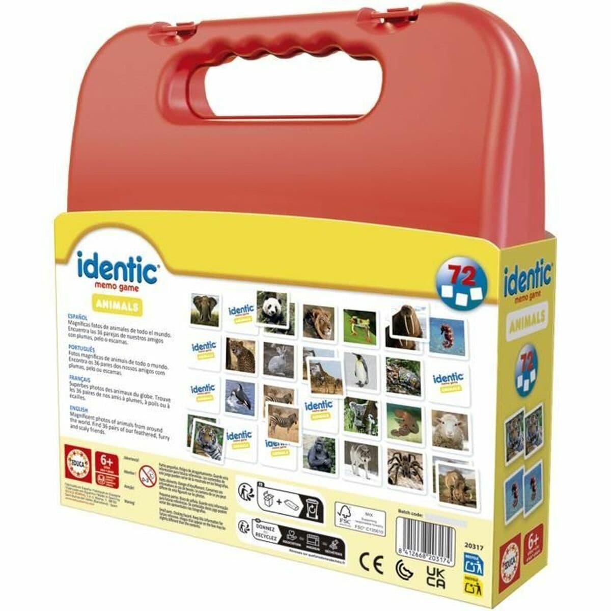 Joc de Memorie Educa Identic Memo Animals - Image 3