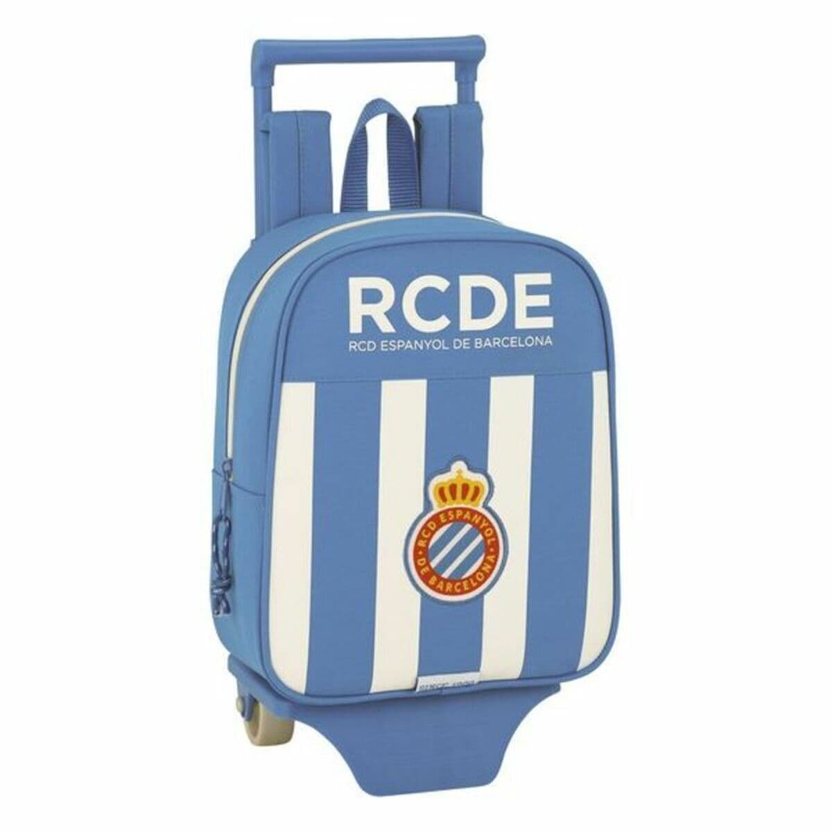 Mochila Escolar con Ruedas 805 RCD Espanyol 611753280 Azul Blanco - Image 4
