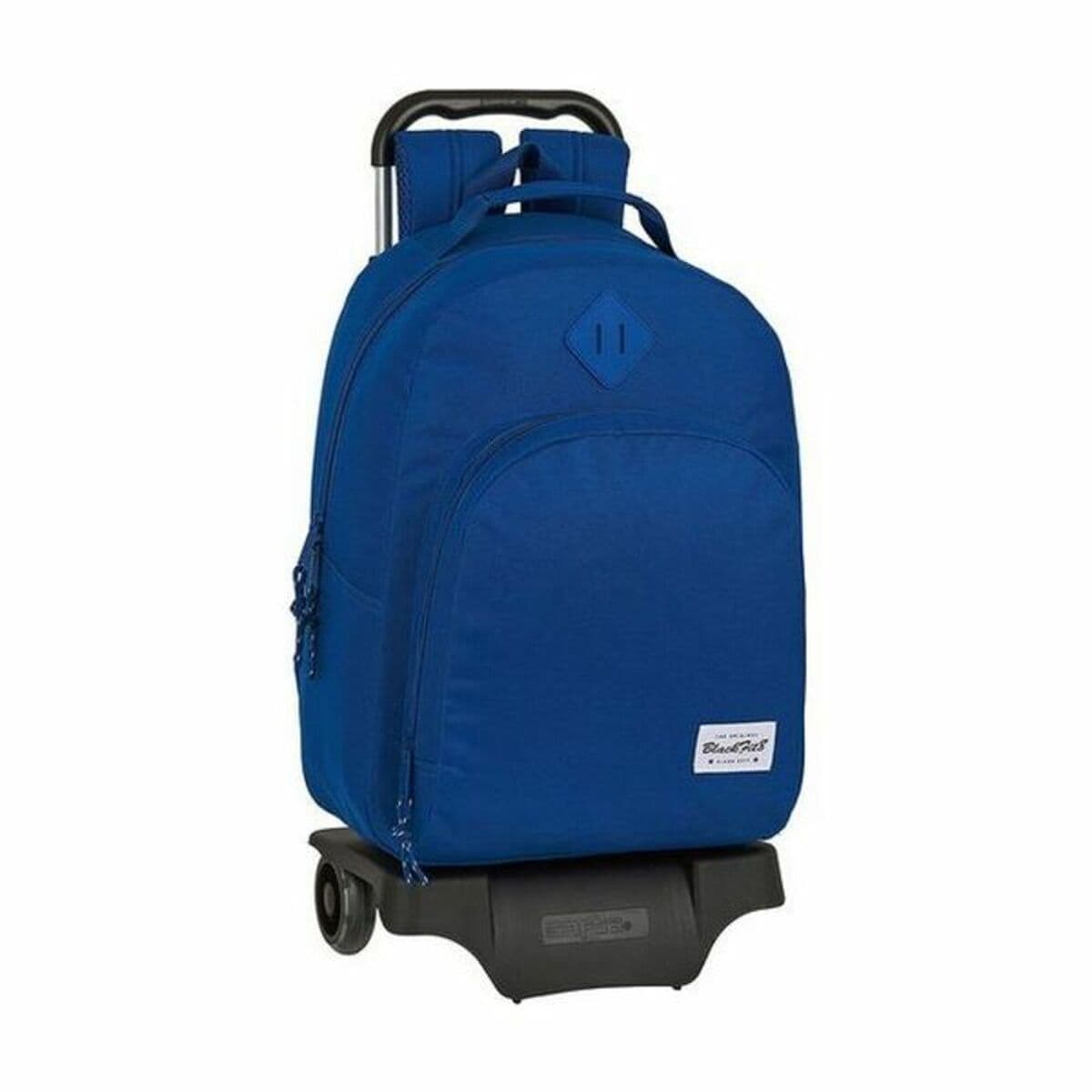 Mochila Escolar con Ruedas 905 BlackFit8 Oxford Azul oscuro (32 x 42 x 15 cm)