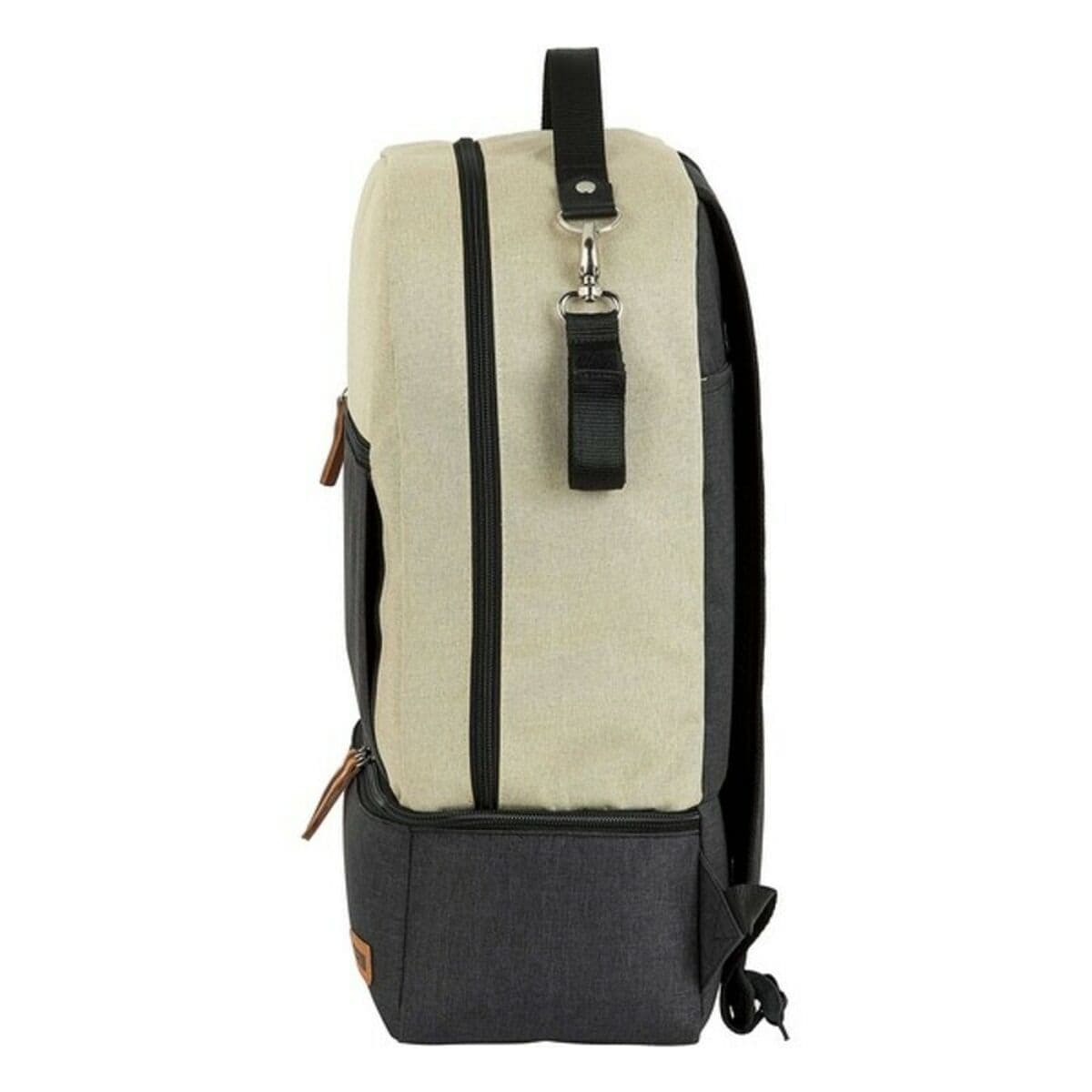 Borsa Sportiva con Portascarpe Safta M883 Beige Grigio scuro 15 L - Image 10