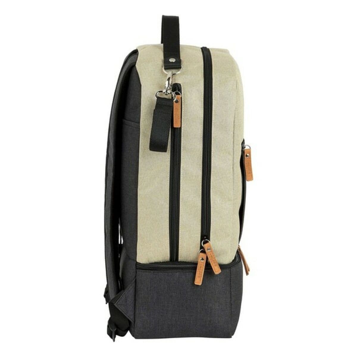 Borsa Sportiva con Portascarpe Safta M883 Beige Grigio scuro 15 L - Image 11