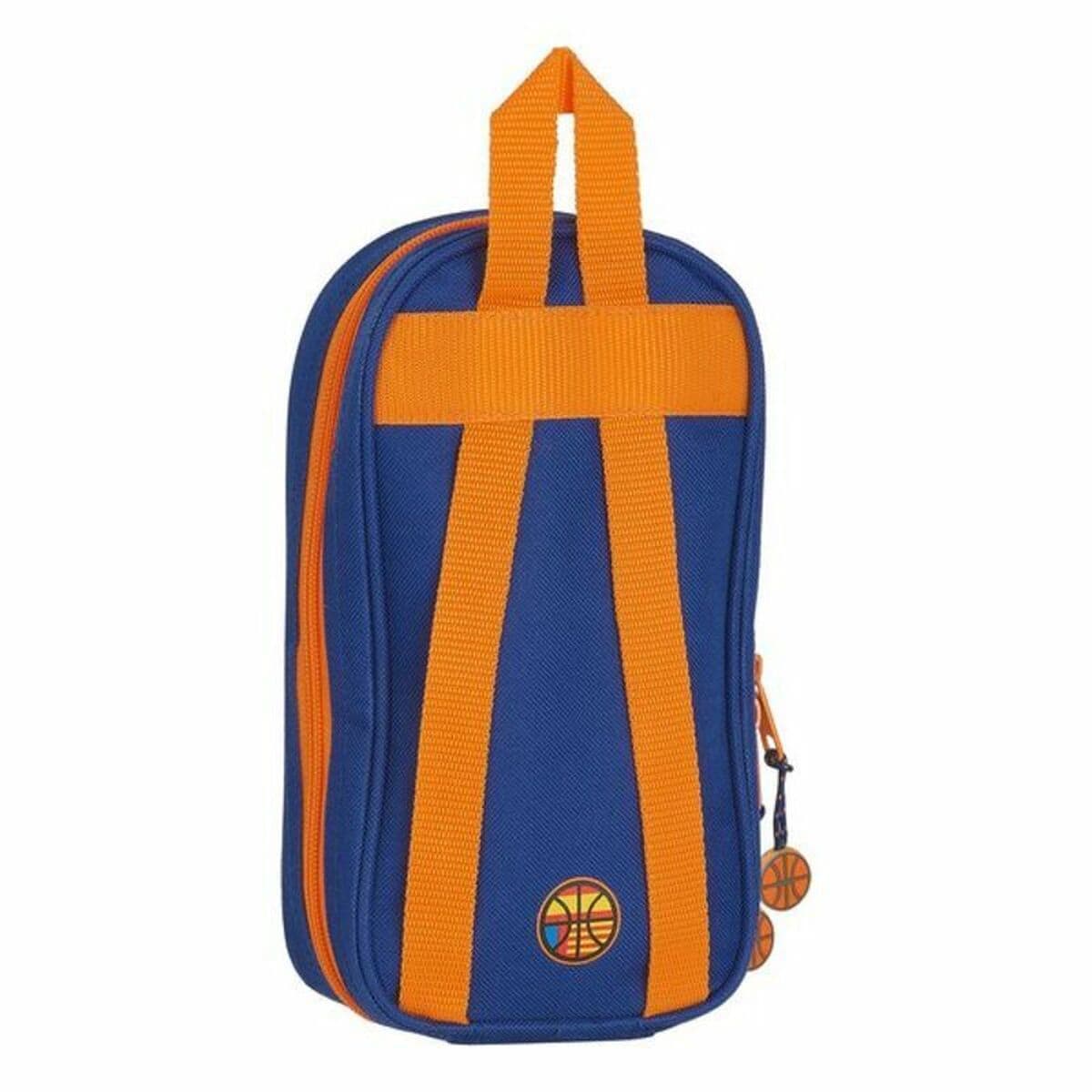 Cutie pentru creioane Valencia Basket M747 Albastru Portocaliu 12 x 23 x 5 cm (33 Piese) - Image 2