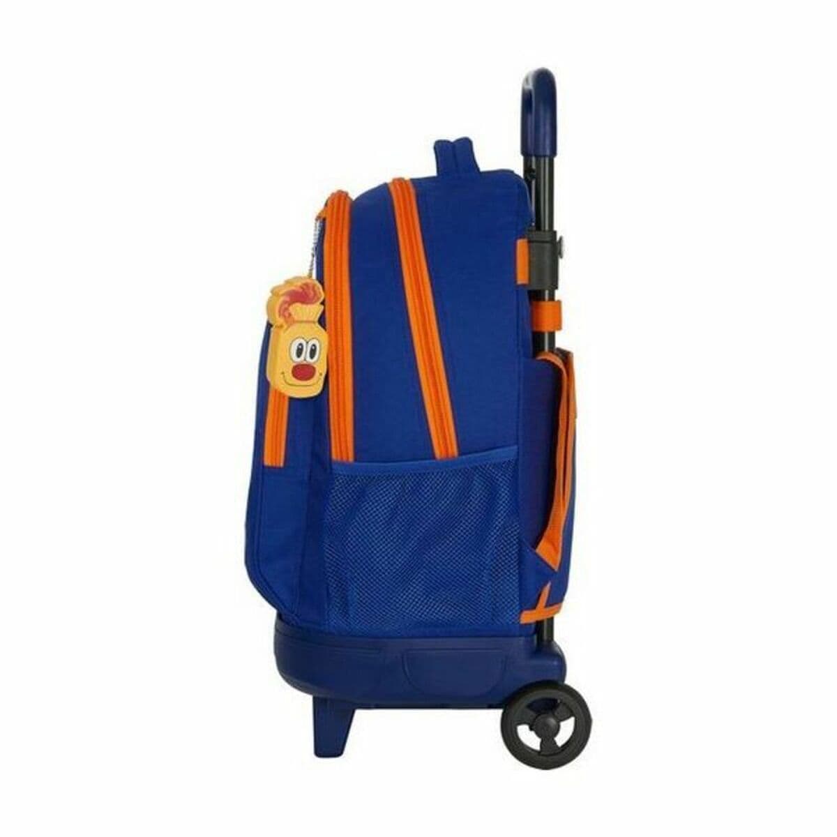 Mochila Escolar con Ruedas Compact Valencia Basket M918 Azul Naranja (33 x 45 x 22 cm) - Image 3