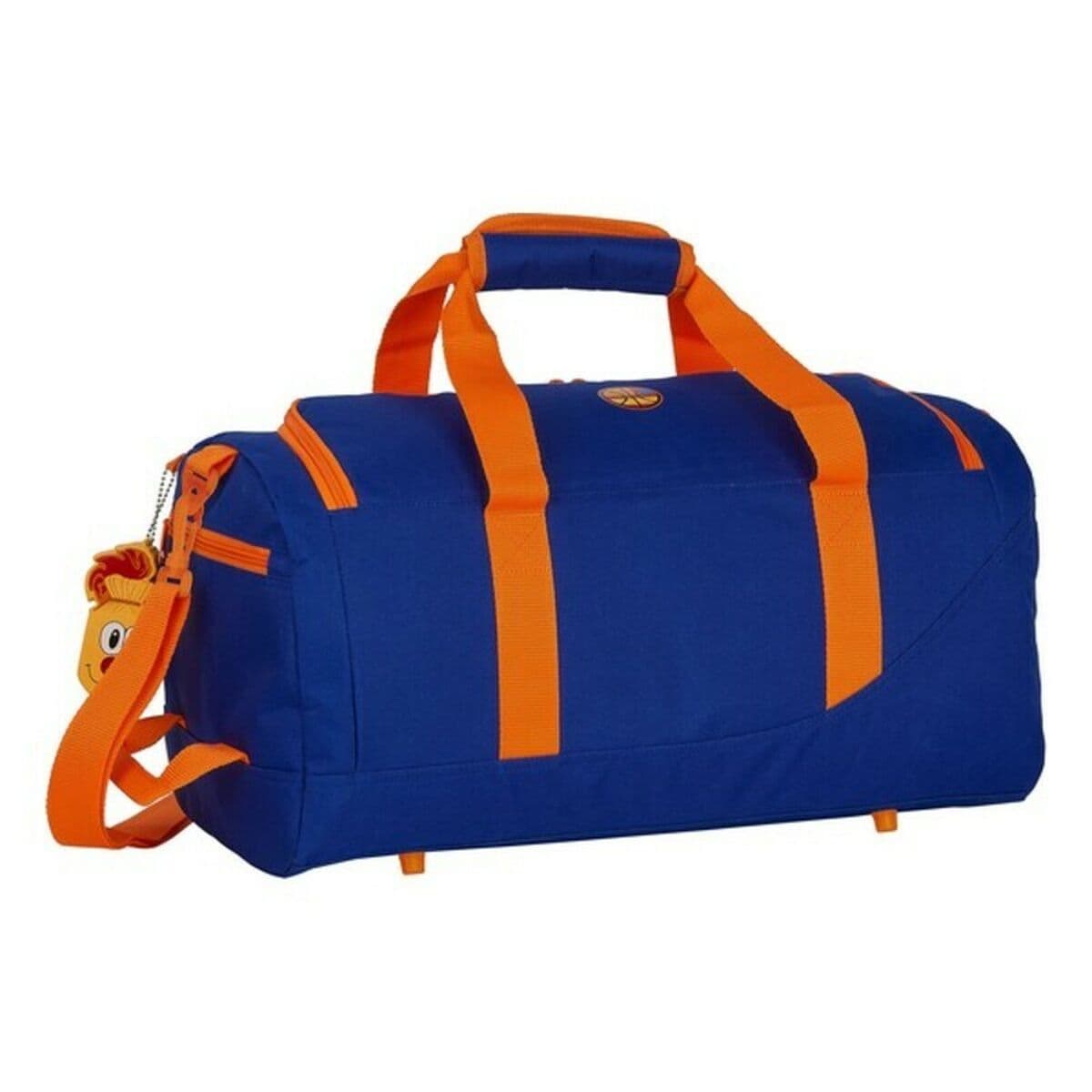 Sports bag Valencia Basket Blue Orange (50 x 25 x 25 cm) - Image 2