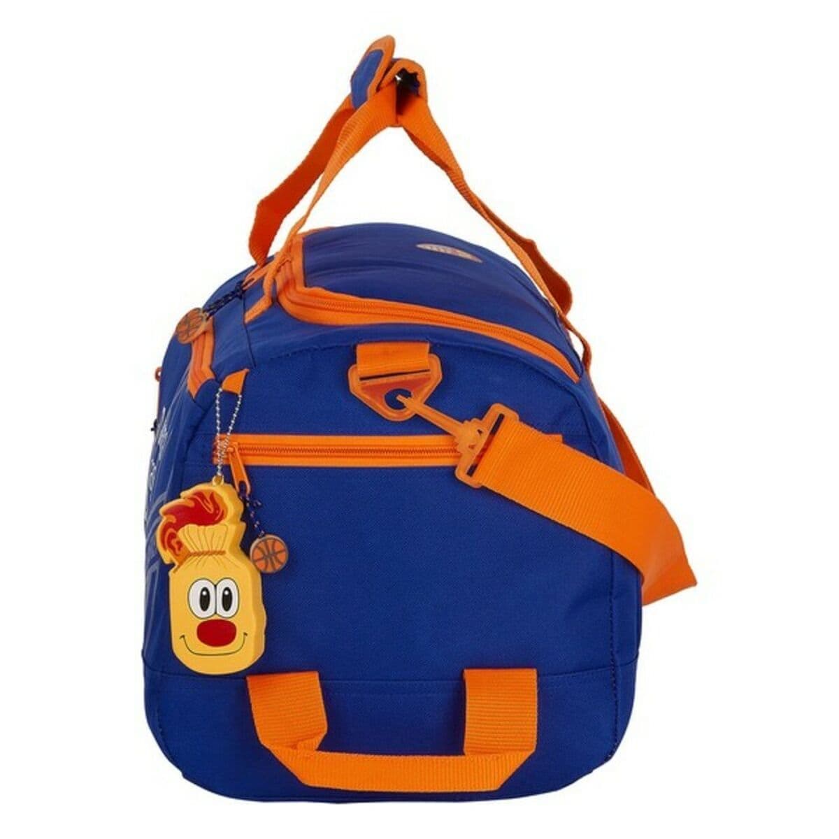 Sports bag Valencia Basket Blue Orange (50 x 25 x 25 cm) - Image 3