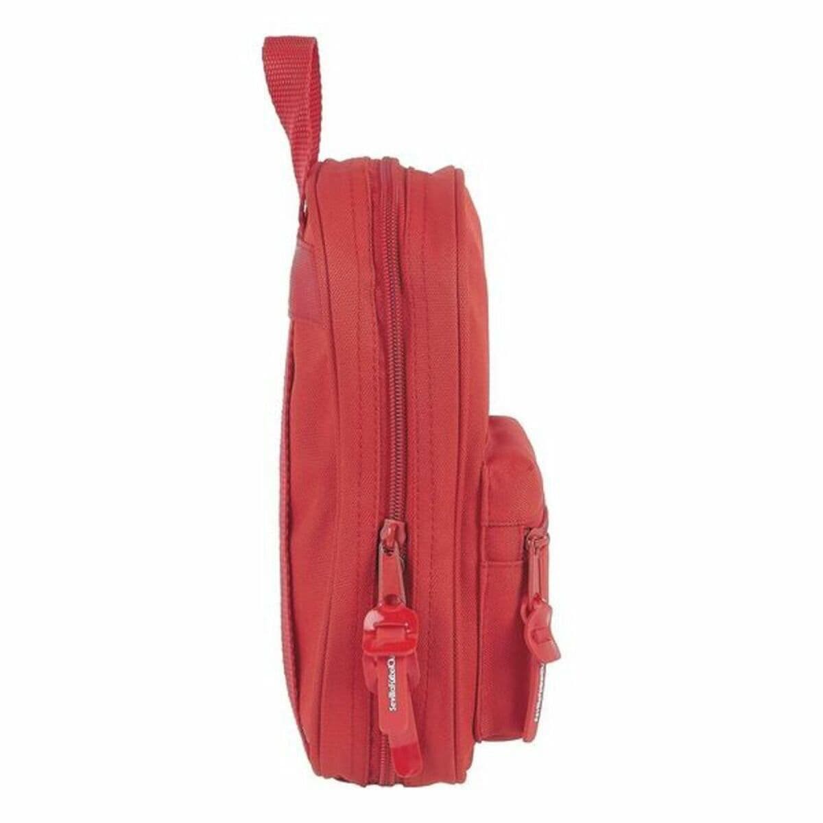 Plumier Mochila Sevilla Fútbol Club M847 Rojo 12 x 23 x 5 cm - Image 4